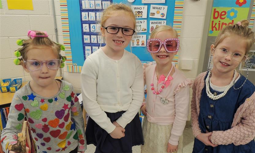 Students smile